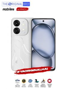Itel A80 | 3GB RAM | 128GB Storage | PTA Approved | 12 Months Warranty | White | The Original Bro Mobiles - TOB23